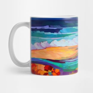 Floral dunes and the beach house 1 Mug
